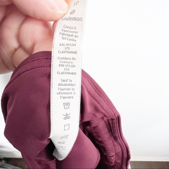 Lululemon Special Edition Speed Wunder Tight 28” Spark Size 10 - Picture 15 of 16